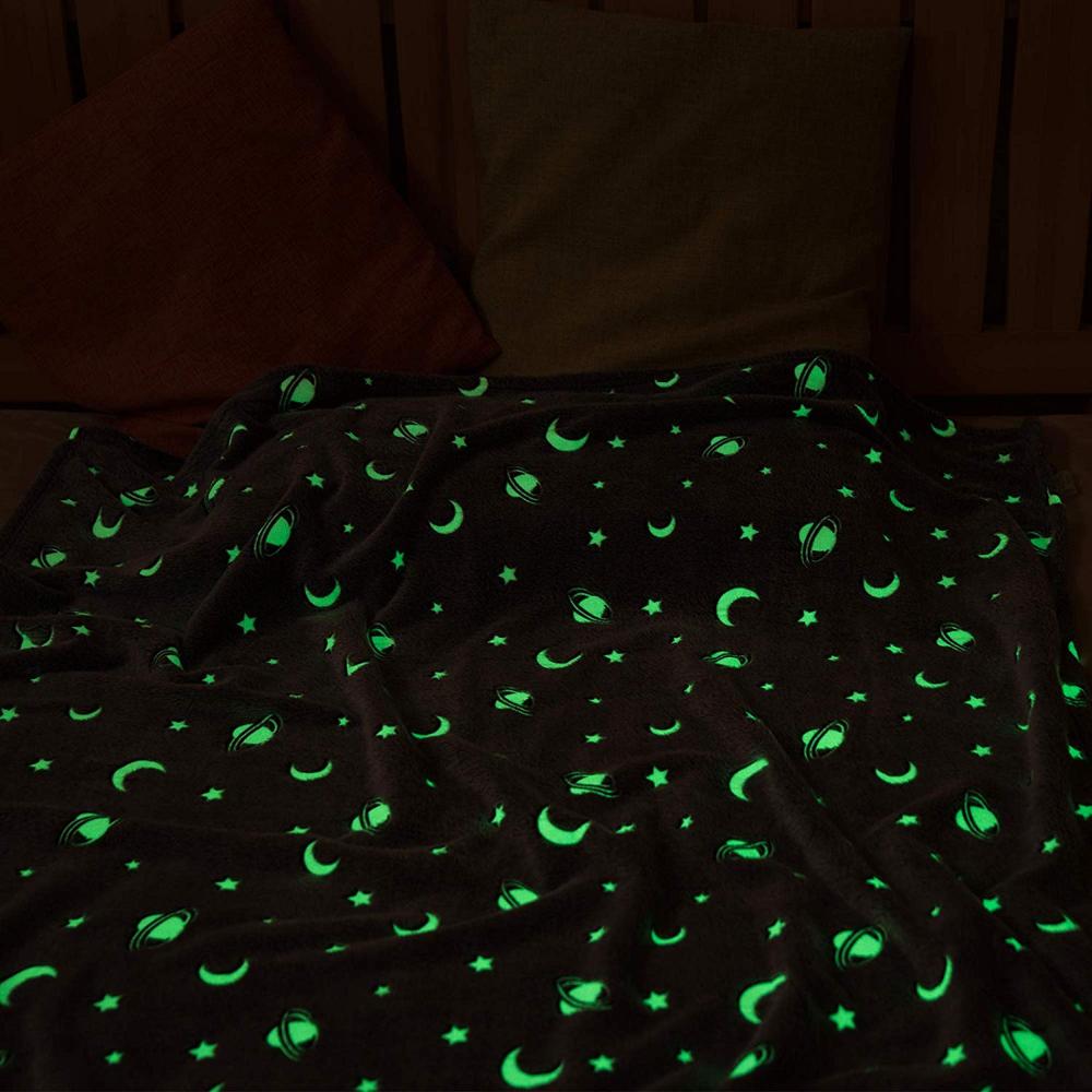 Glow in the Dark Luminous Blanket for Kids