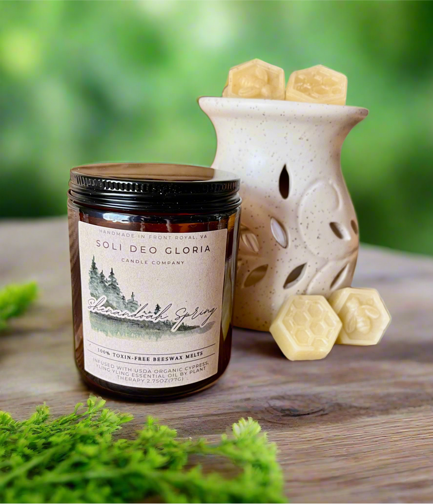 Beeswax Wax Melts with Natural Essential Oils