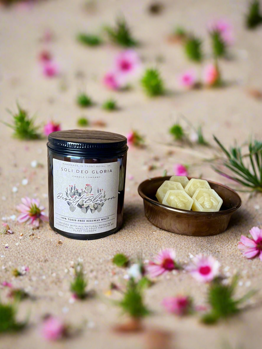 Beeswax Wax Melts with Natural Essential Oils