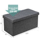 31.5 Inch Foldable Fabric Storage Organizer with Removable Bin