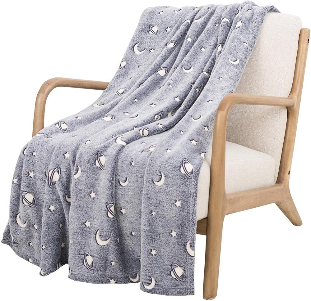 Glow in the Dark Luminous Blanket for Kids
