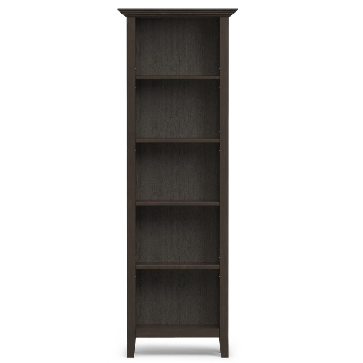 Amherst 5 Shelf Bookcase with Adjustable Shelves
