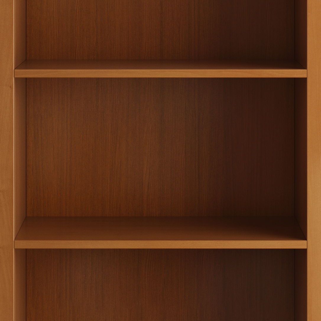 Amherst 5 Shelf Bookcase with Adjustable Shelves