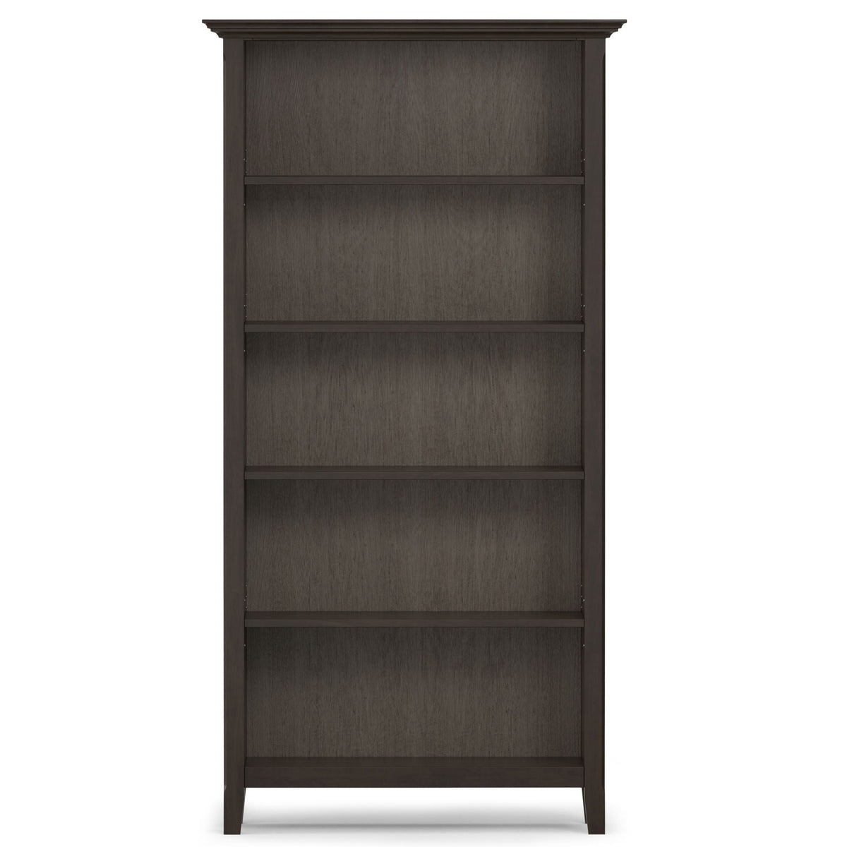 Amherst 5 Shelf Bookcase with Adjustable Shelves