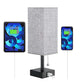 Linen Desk Lamp with Three Color Temperatures and USB Charging