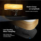 Modern LED Bedside Table Lamp with Bluetooth Speaker and Wireless Charger