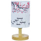 Retro Literary LED Bedside Table Lamp