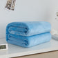 Thick Solid Color Coral Fleece Winter Blanket