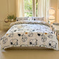 Cartoon Four Piece Single Dormitory Bedding Set