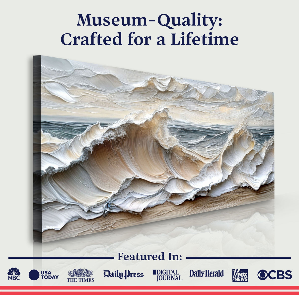 Ocean Waves Decorative Wall Art