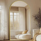 Oversized Black Arched Full Length Mirror