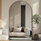 Oversized Black Arched Full Length Mirror