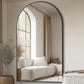 Oversized Black Arched Full Length Mirror