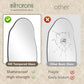 Black Asymmetrical Full Length Wall Mirror