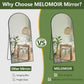 Oversized Black Arched Full Length Mirror