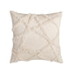 Beige and White Tassel Macrame Cushion Cover 45x45cm