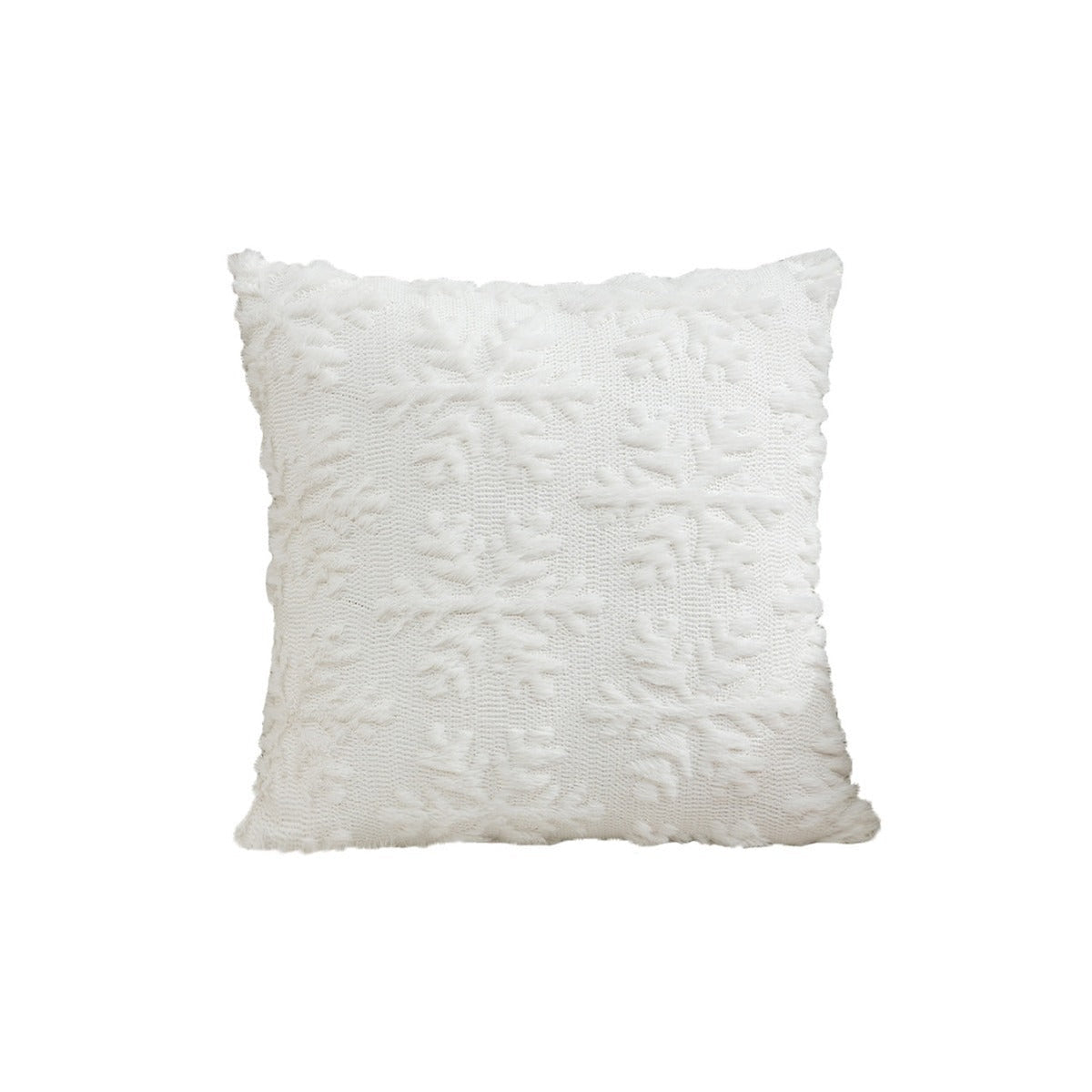 Christmas Snowflake and Tree Decorative Pillow Cover