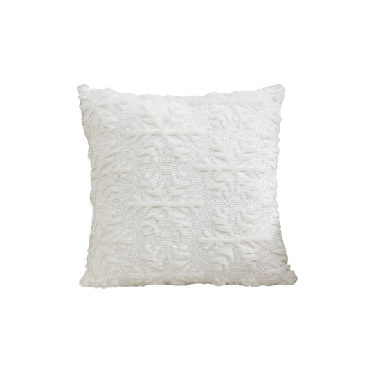 Christmas Snowflake and Tree Decorative Pillow Cover