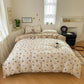 Cartoon Four Piece Single Dormitory Bedding Set