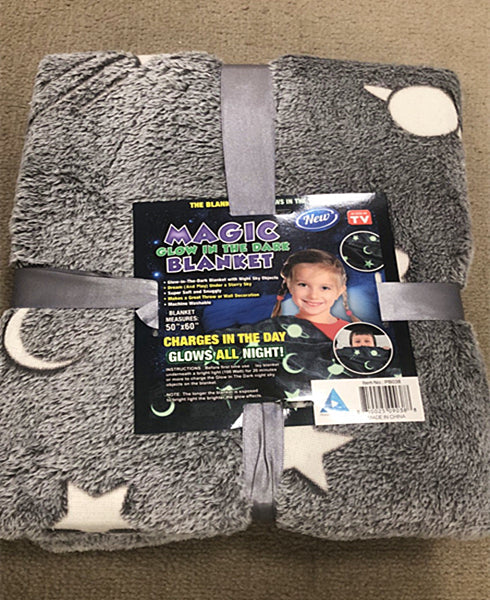 Glow in the Dark Luminous Blanket for Kids