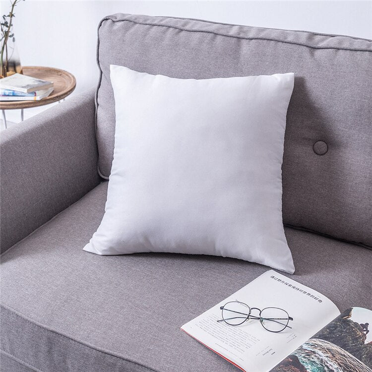 Beige and White Tassel Macrame Cushion Cover 45x45cm