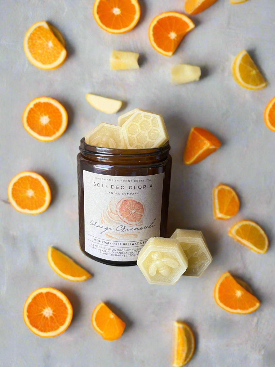 Beeswax Wax Melts with Natural Essential Oils