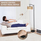 Farmhouse Arc Floor Lamp with Remote and Dimmable Bulb