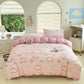 Cartoon Four Piece Single Dormitory Bedding Set