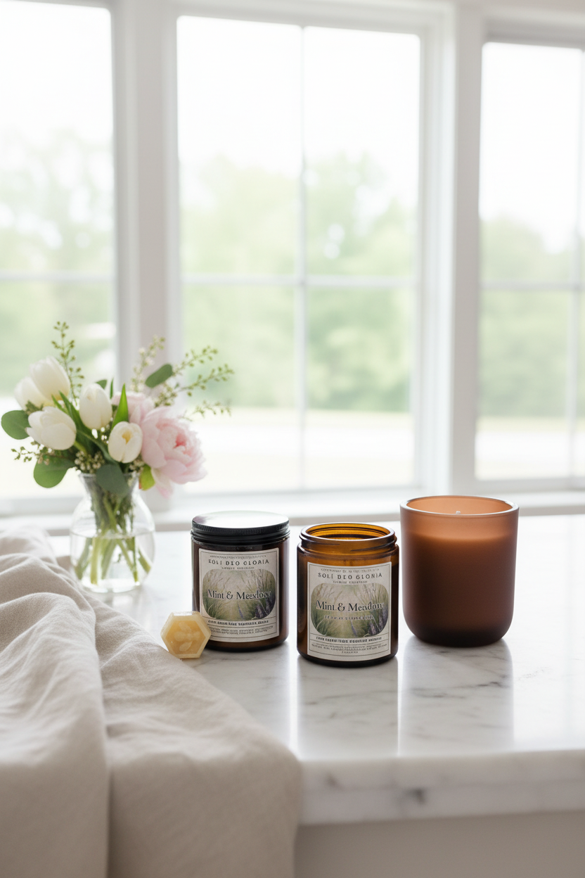Beeswax Wax Melts with Natural Essential Oils