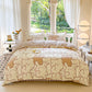 Cartoon Four Piece Single Dormitory Bedding Set
