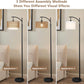 Farmhouse Arc Floor Lamp with Remote and Dimmable Bulb