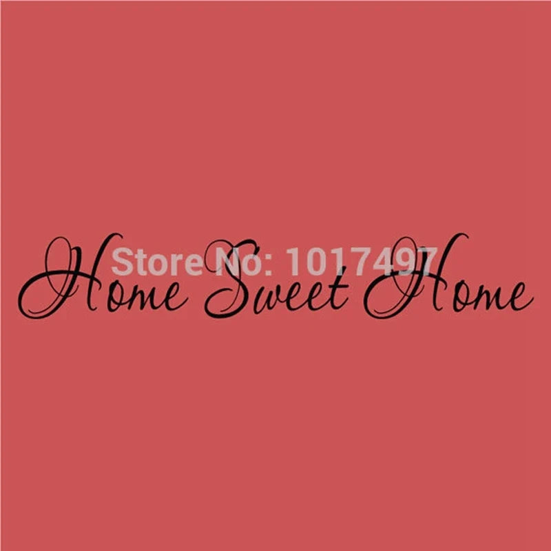 Sweet Home Quote Vinyl Wall Sticker Decal