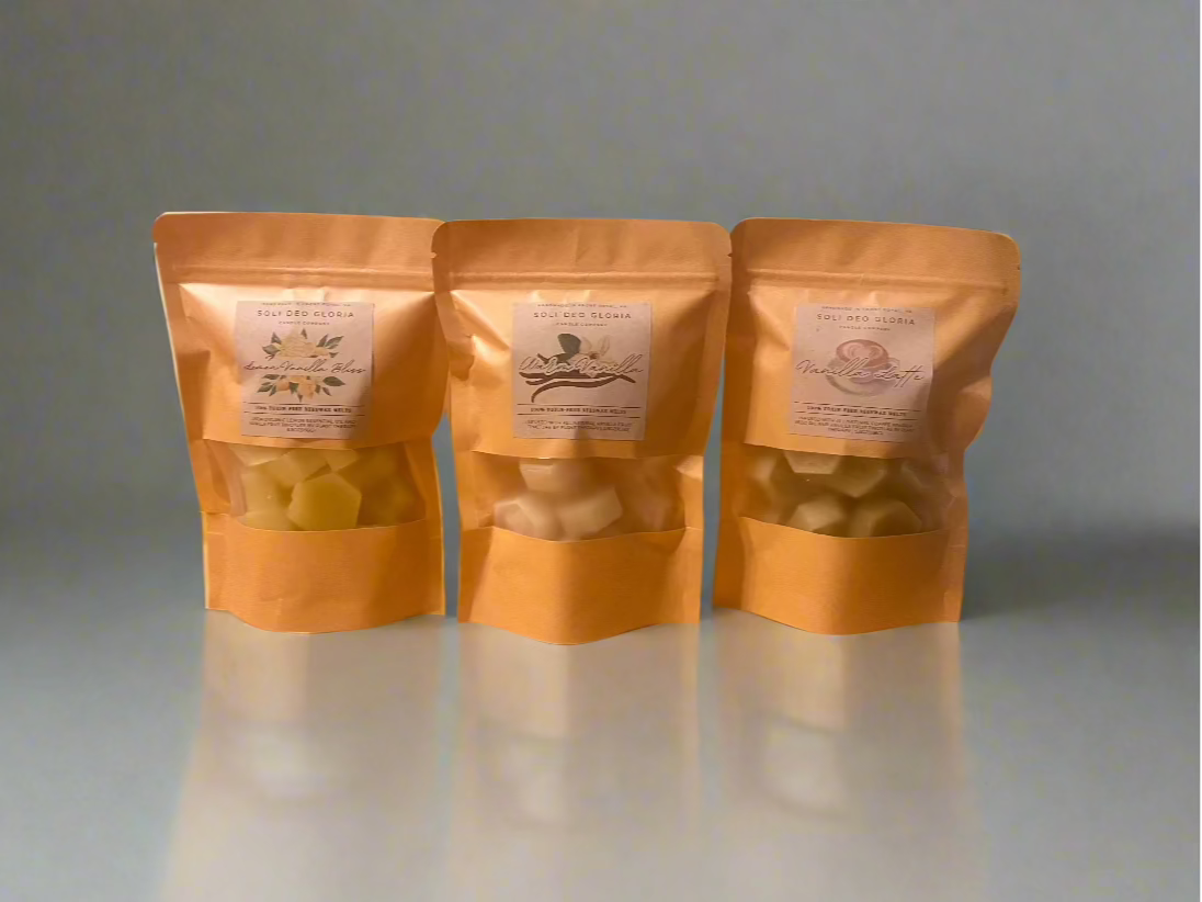 Beeswax Wax Melts with Natural Essential Oils