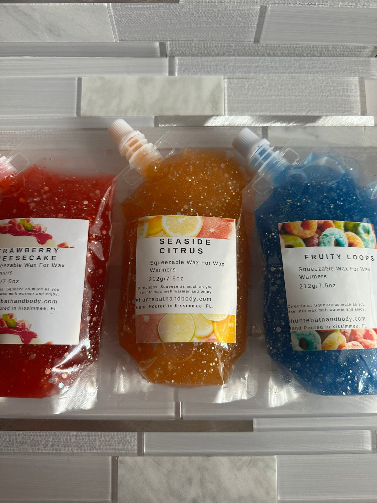 Highly Fragrant Squeezable Wax Melts