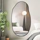 Black Asymmetrical Full Length Wall Mirror
