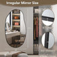 Black Asymmetrical Full Length Wall Mirror
