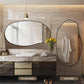Black Asymmetrical Full Length Wall Mirror