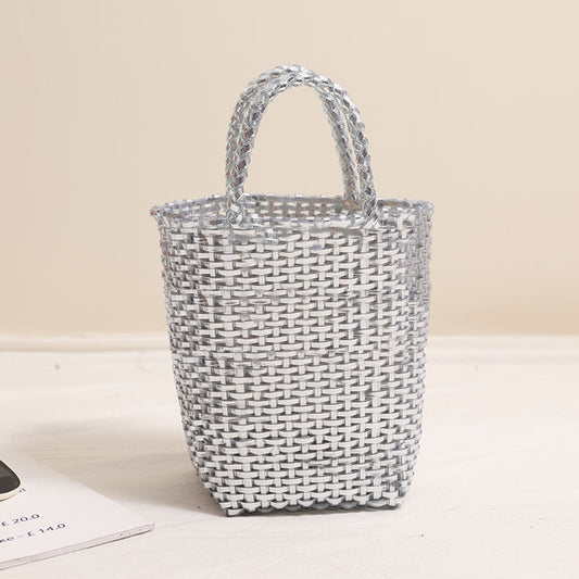 Portable Woven Beach Bag with Large Capacity