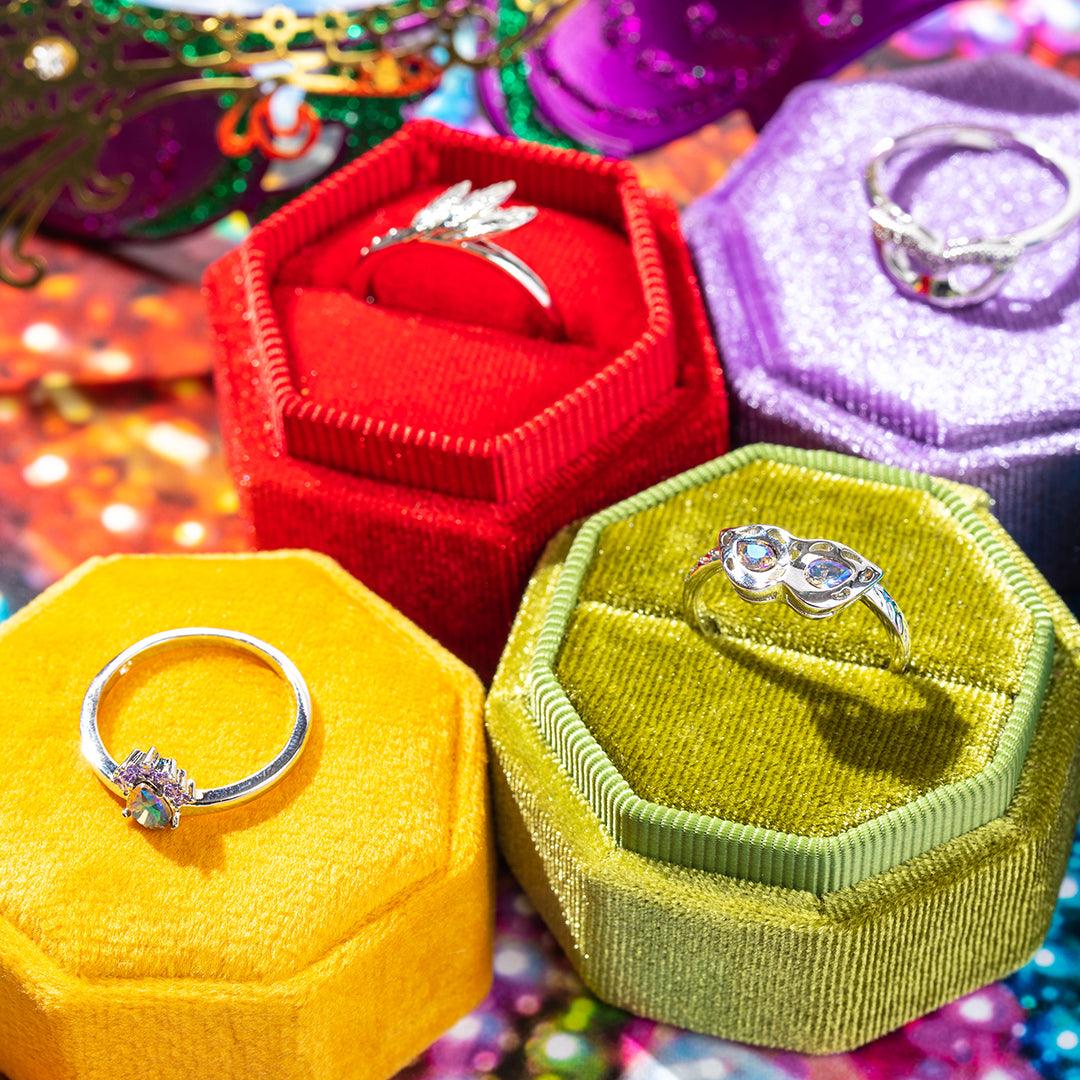 Mardi Gras Carnival Collection Jewel Candle