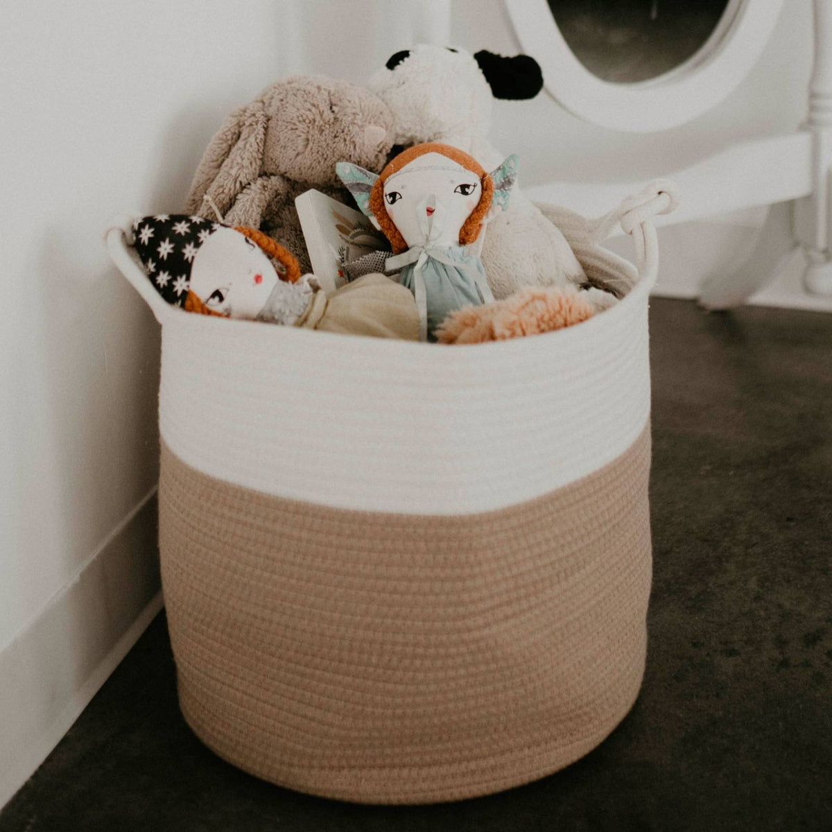 Decorative Rope Storage Basket