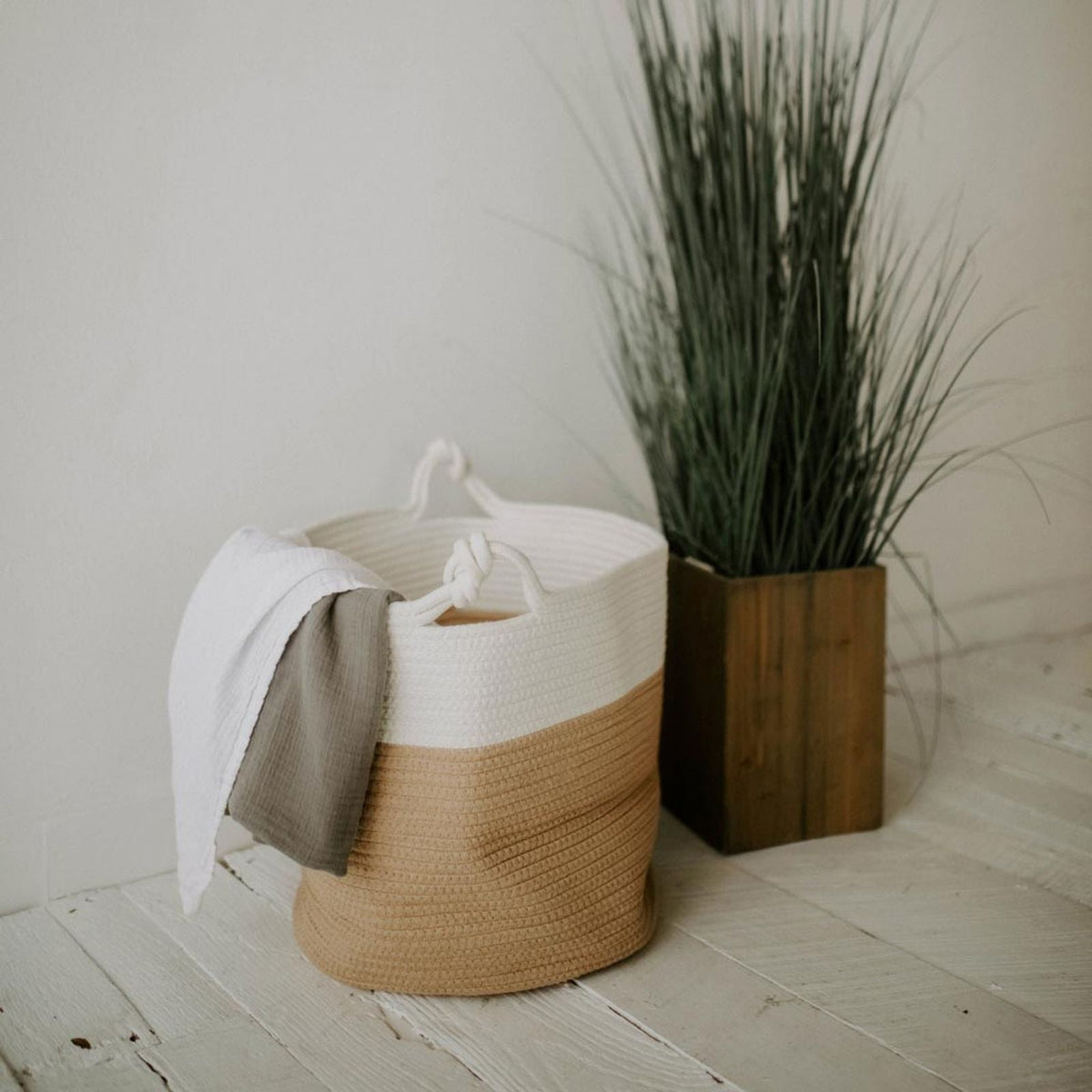 Decorative Rope Storage Basket