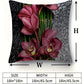 Modern Floral Decorative Pillowcase