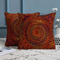 Red and Gold Mandala Bohemian Pillowcase
