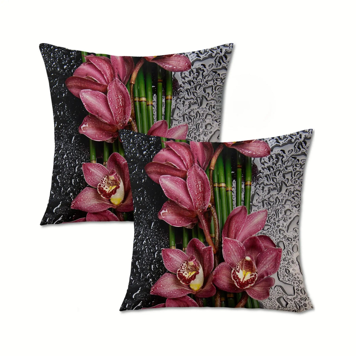 Modern Floral Decorative Pillowcase
