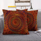 Red and Gold Mandala Bohemian Pillowcase