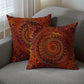 Red and Gold Mandala Bohemian Pillowcase