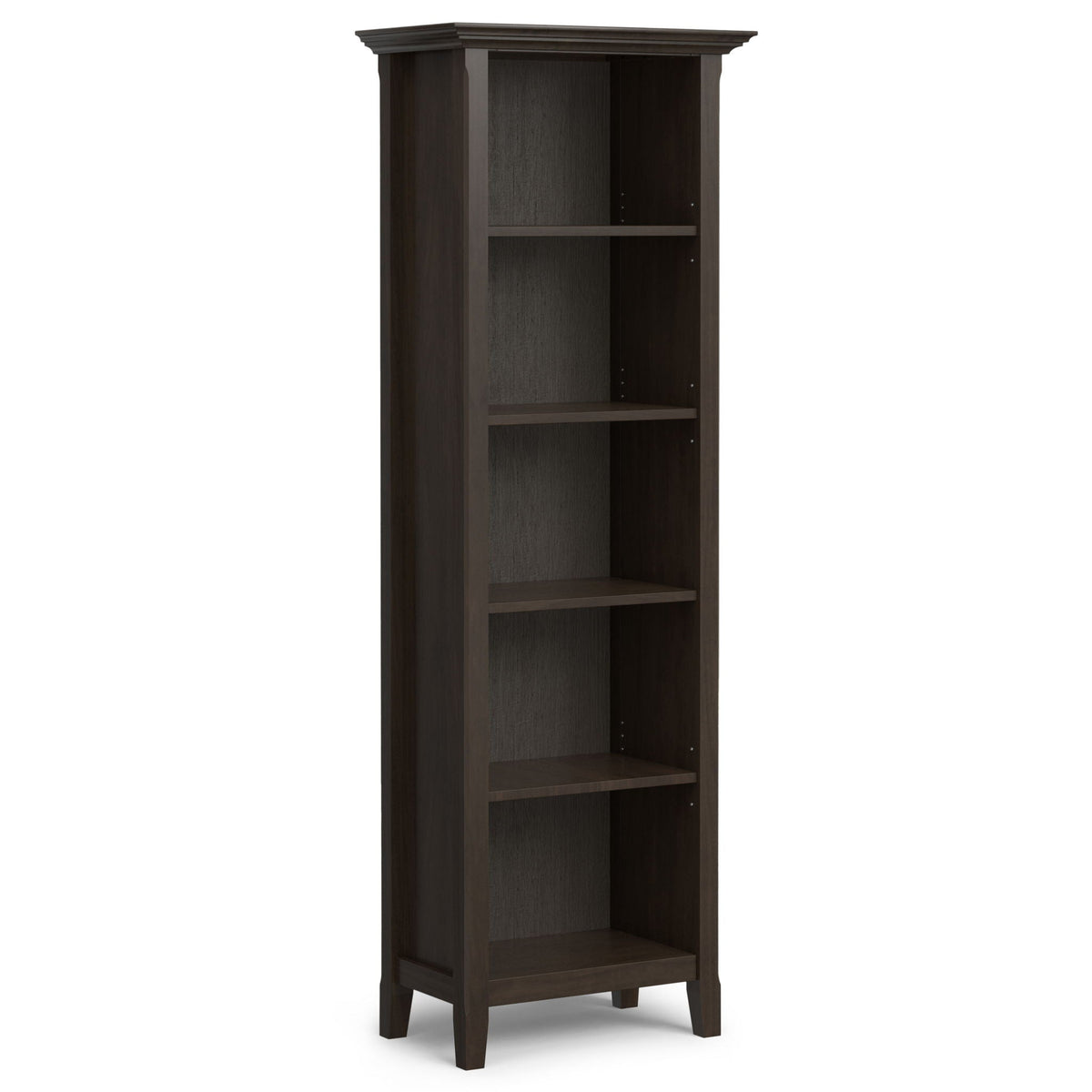 Amherst 5 Shelf Bookcase with Adjustable Shelves