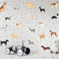 Fabric Dog Wall Decals for Nursery and Kids' Rooms