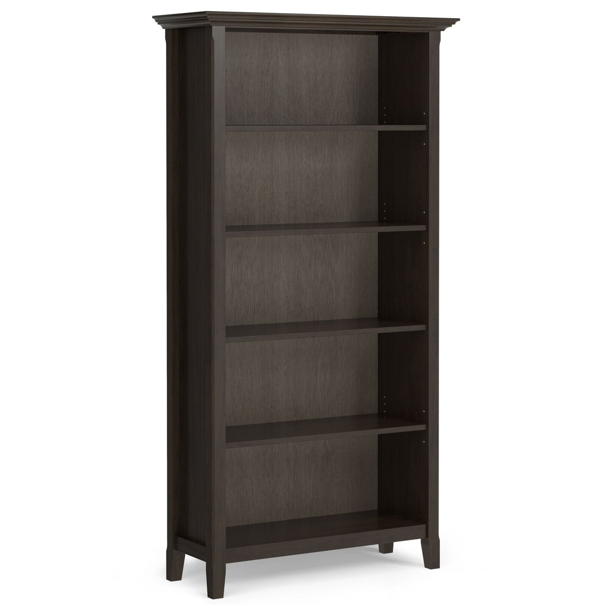 Amherst 5 Shelf Bookcase with Adjustable Shelves