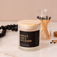 Smells Like a Hot Rabbi Amber and Sage Scented Candle